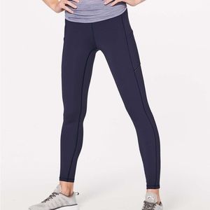 Lululemon Speed Up Tight Leggings Full-On Luxtreme 28" True Navy Size 6